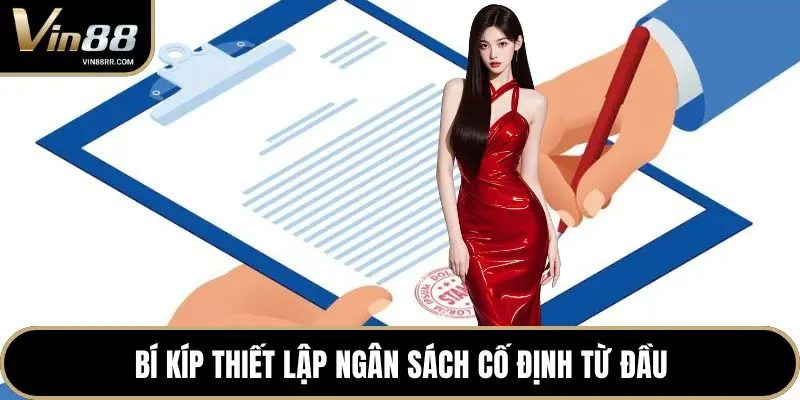 Bí kíp thiết lập ngân sách cố định từ đầu