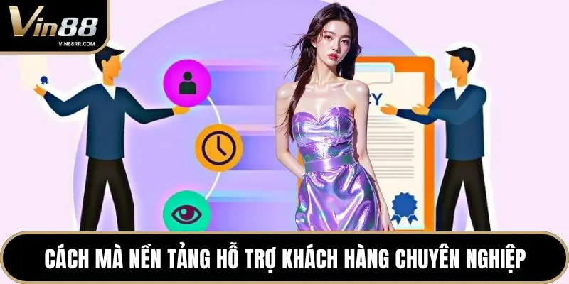 Cách mà nền tảng hỗ trợ khách hàng chuyên nghiệp