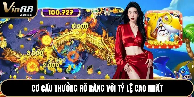 Cơ cấu thưởng rõ ràng với tỷ lệ cao nhất