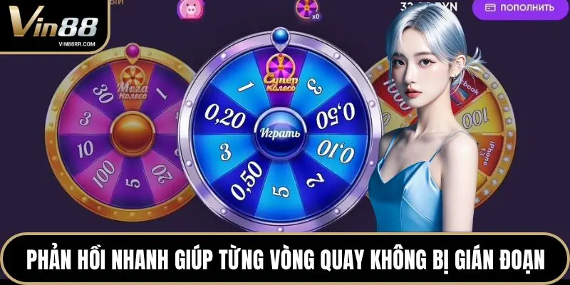 Phản hồi nhanh giúp từng vòng quay không bị gián đoạn