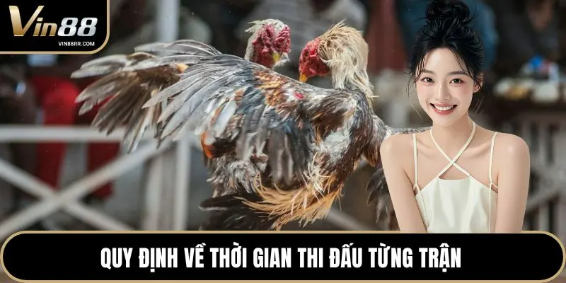Quy định về thời gian thi đấu từng trận